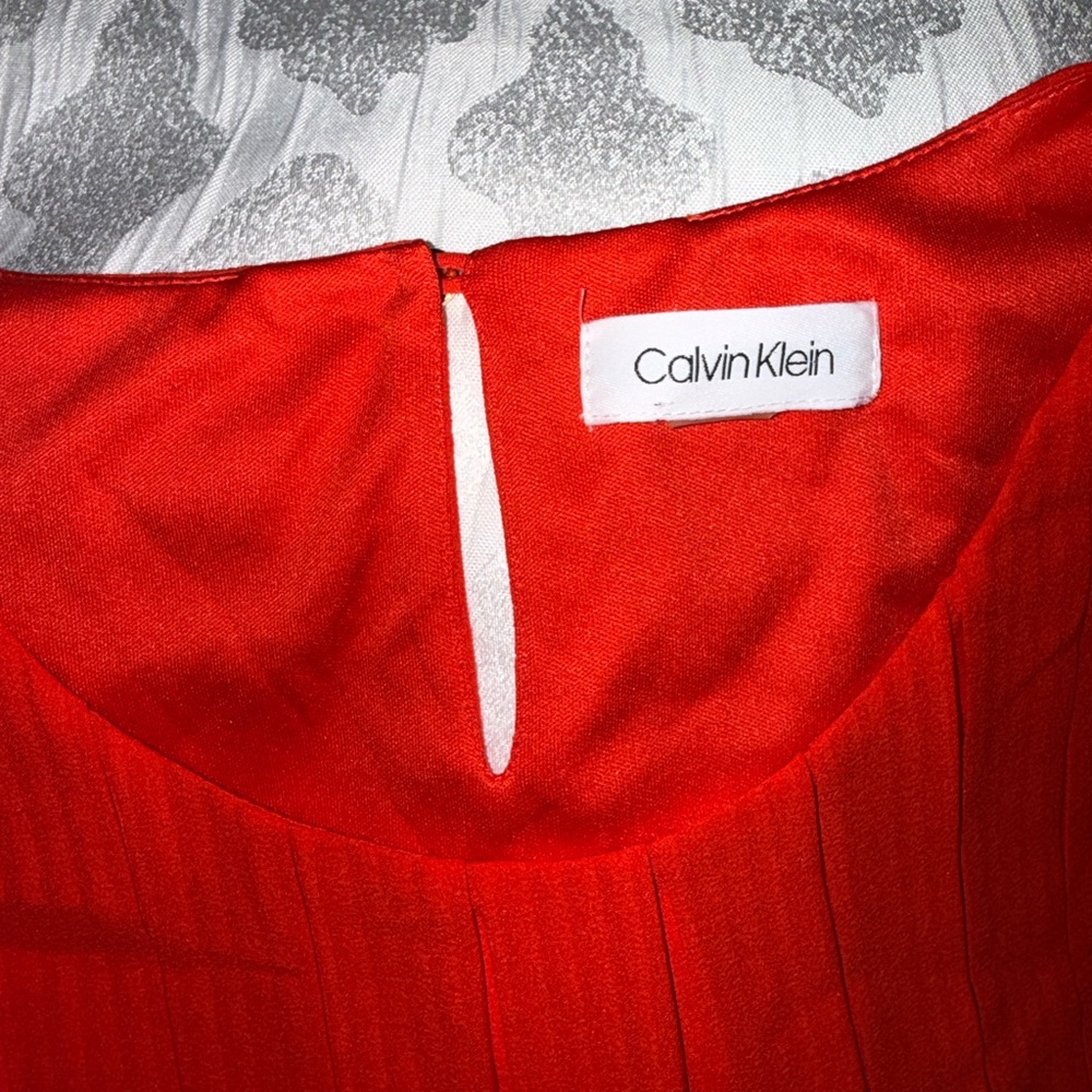Calvin Klein Vibrant Red Blouse